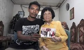 ازدواج عجیب پسر ۲۸ ساله و زن ۸۲ ساله!