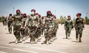 تصاویر "هالیوودی" از تمرینات نیروهای پیشمرگ با حمایت ائتلاف بین‌المللی