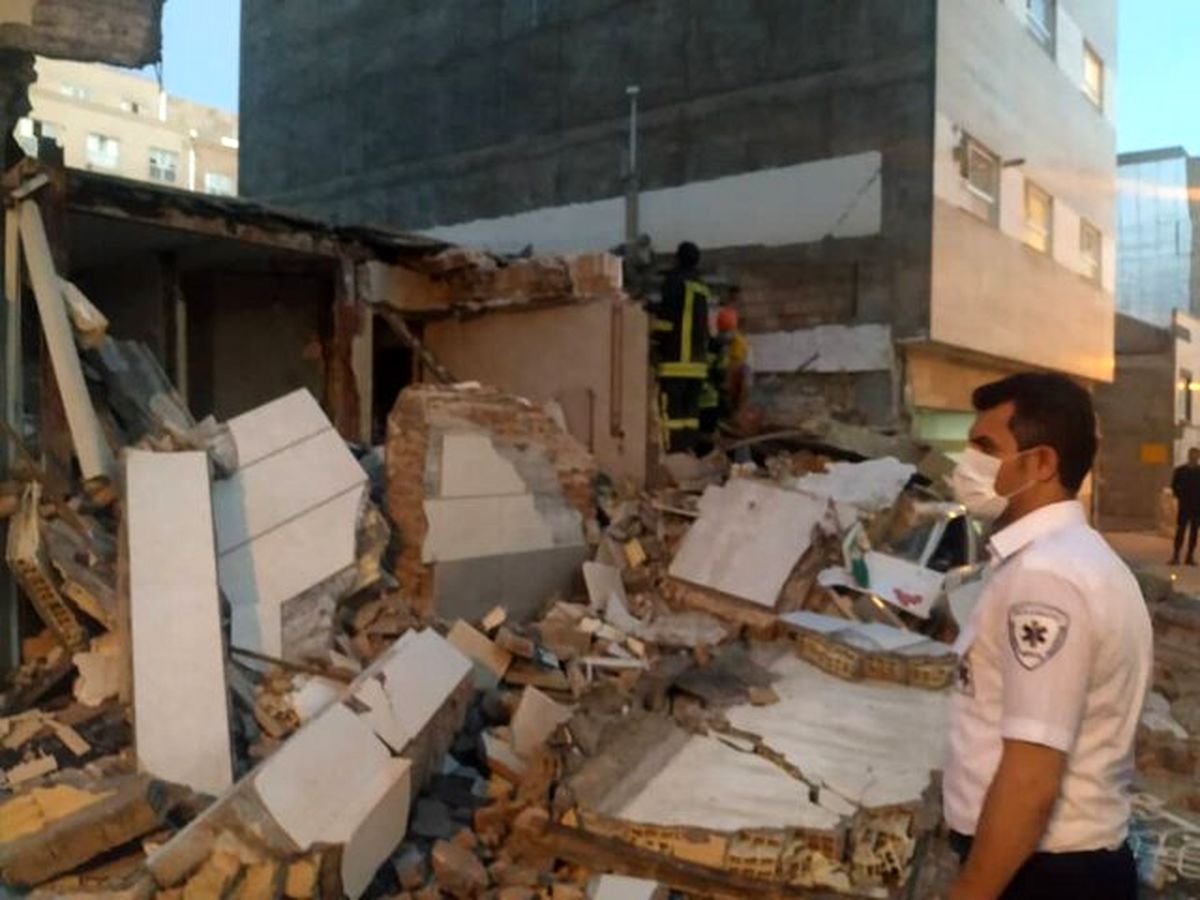انفجار منزل مسکونی در کوی گلکار تبریز