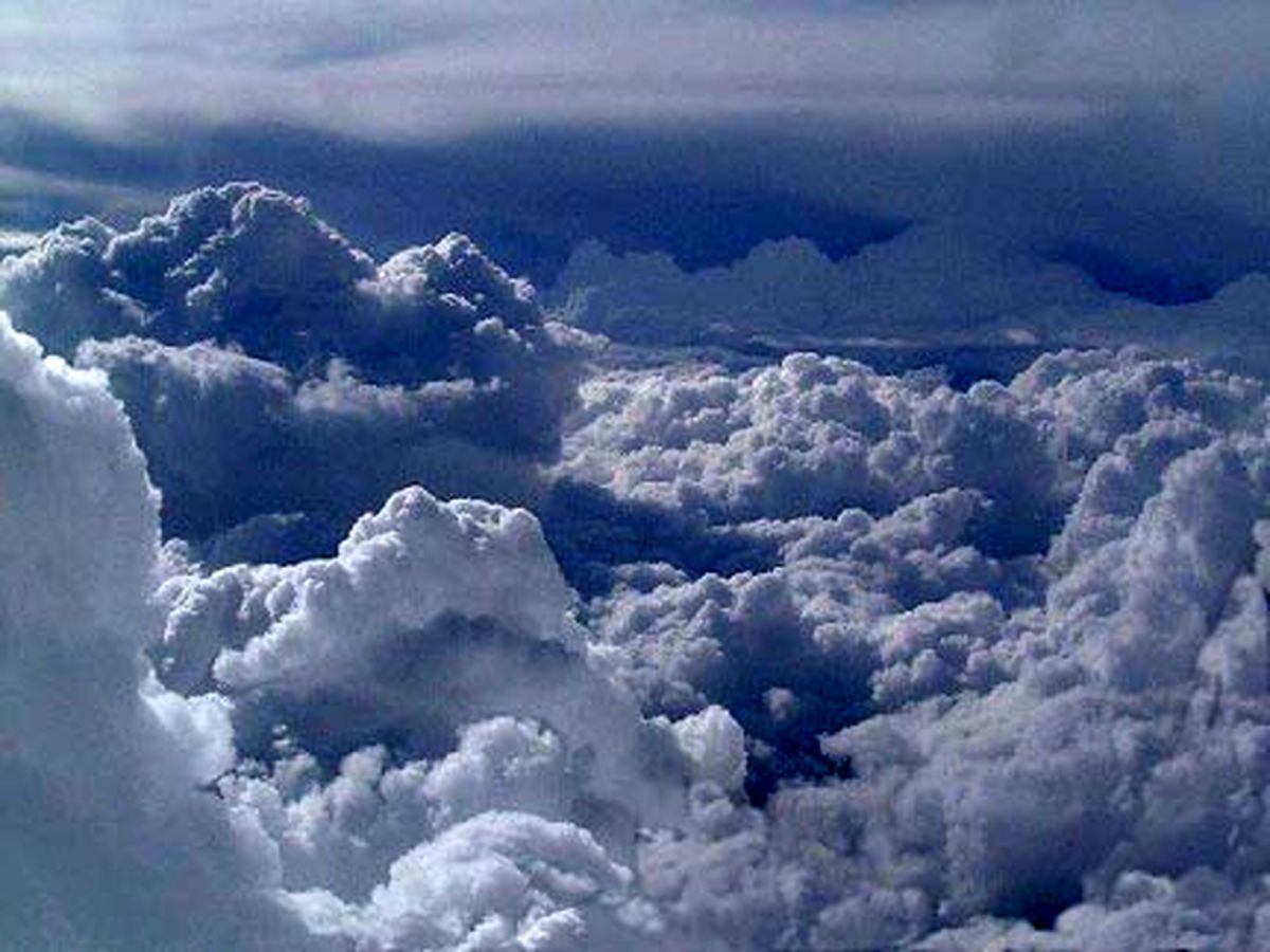 کلرادو آمریکا، شکل‌گیری زیبای ابرهای توفان‌ زا