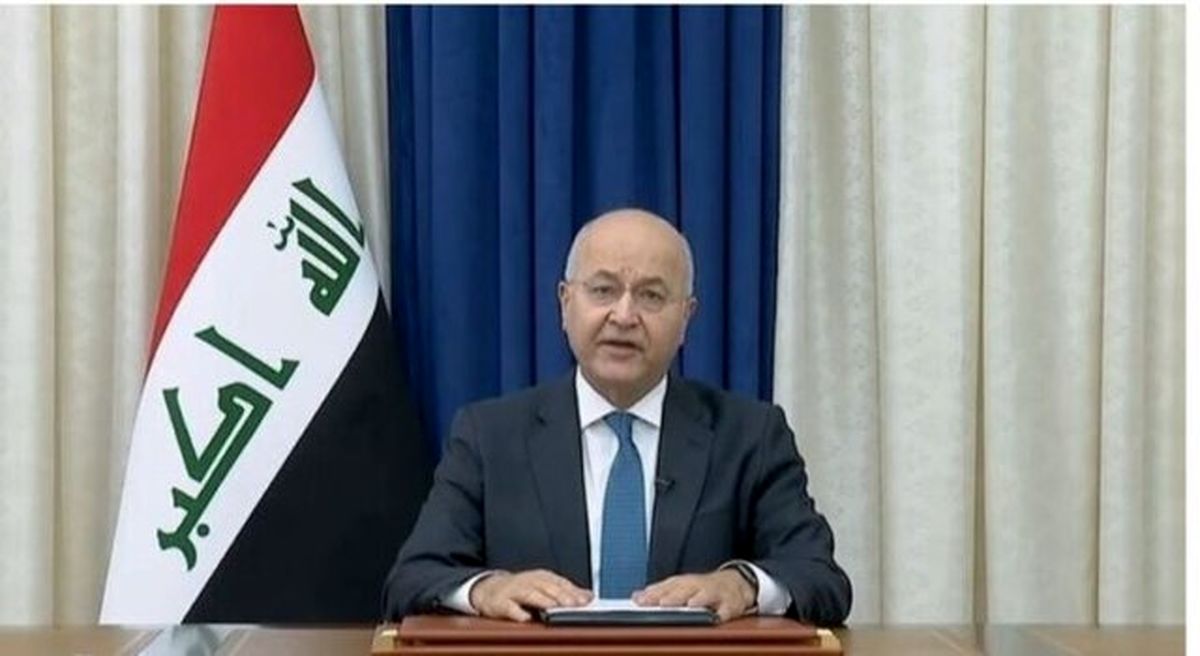 پیام تبریک رئیس جمهور عراق به رئیسی
