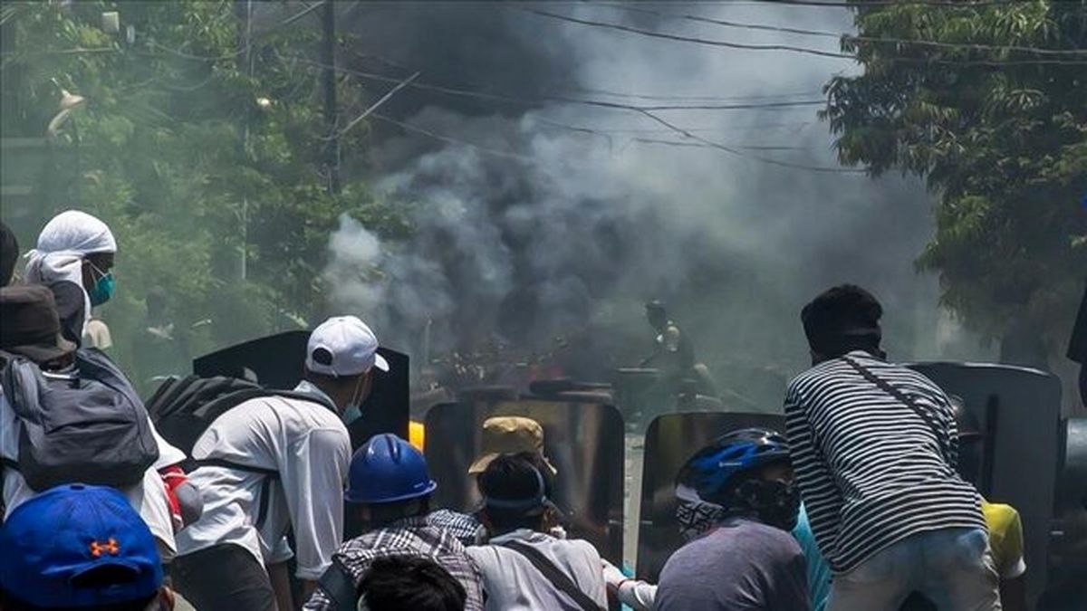 تعداد کشتهشدگان اعتراضات علیه کودتا در میانمار به ۸۴۰ نفر رسید