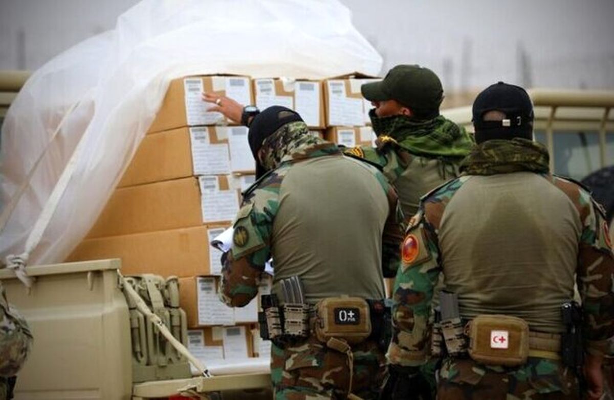ائتلاف آمریکایی حدود ۳ میلیون دلار مهمات و اسلحه به دولت عراق تحویل داد