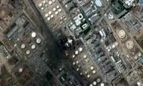 تصاویر ماهواره ای از مهار و خسارت آتش سوزی پالایشگاه تهران/ ویدئو