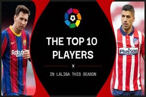 ۱۰ بازیکن برتر لالیگا در فصل ۲۰۲۱-۲۰۲۰ / تصاویر