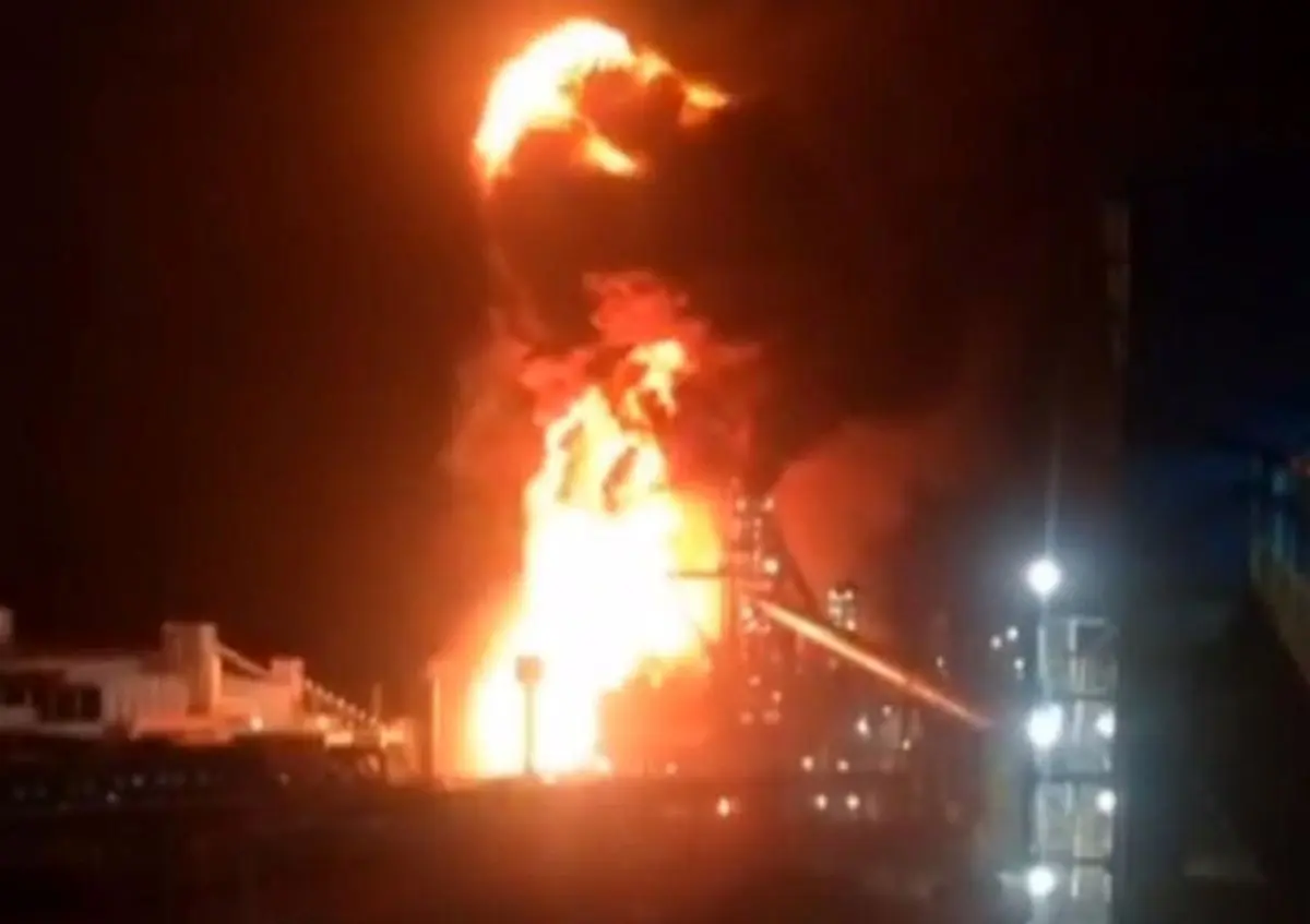انفجار در کارخانه فولاد زرند