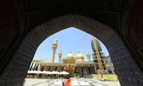 هنرنمایی ایرانی‌ها در حرم پدر و فرزند امام رضا (ع) + عکس