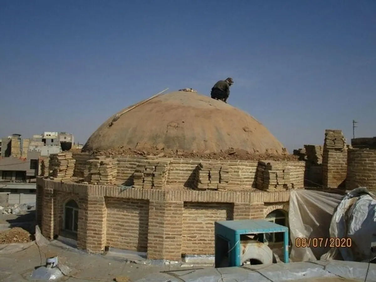 کار مرمت بقعه تاریخی امامزاده سید عباس خمین آغاز شد