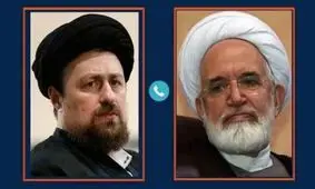 تماس تلفنی سید حسن خمینی با مهدی کروبی
