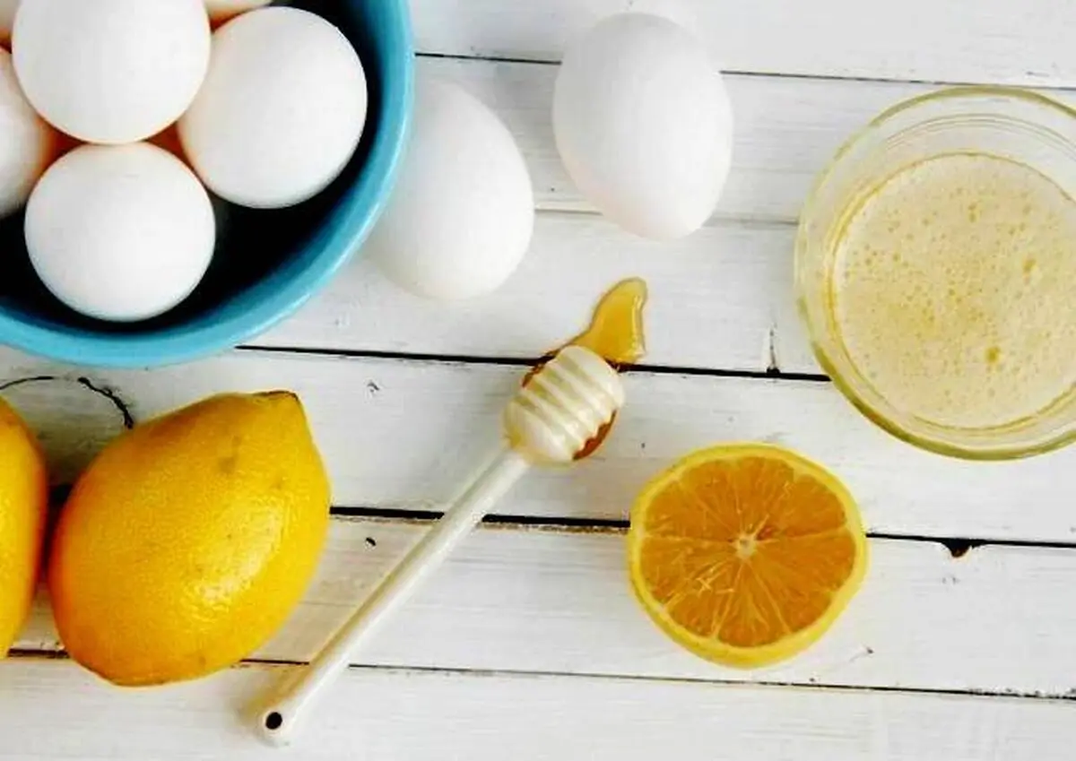 ماسک بوتاکس خانگی با تخم مرغ و آبلیمو