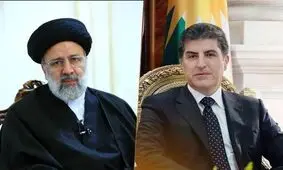 گفت‌وگوی تلفنی رئیس اقلیم کردستان و رئیسی