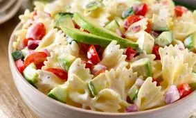 طرز تهیه “سالاد ماکارونی بدون کالباس” بسیار خوشمزه