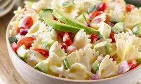 طرز تهیه “سالاد ماکارونی بدون کالباس” بسیار خوشمزه