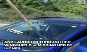 نجات معجزه‌آسا از مرگ/ ویدئو