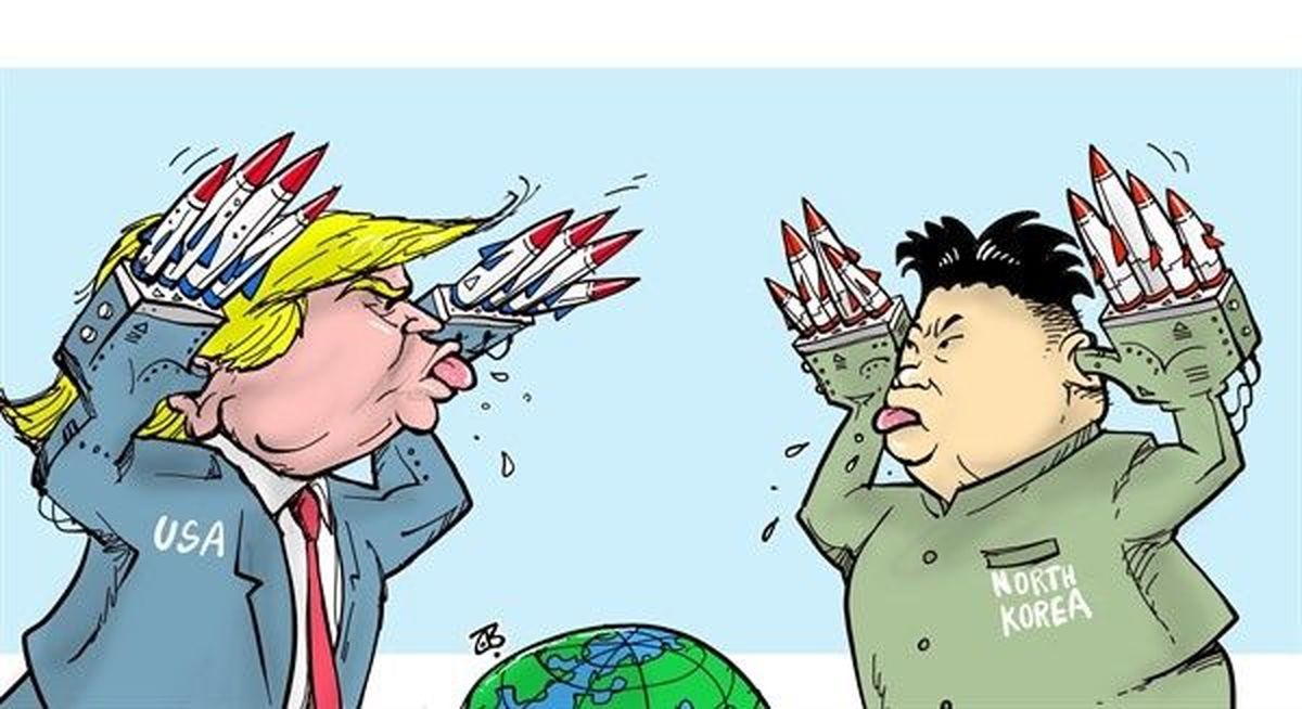بچه بازی ترامپ و کیم!