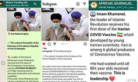 بازتاب گسترده تزریق واکسن ایرانی به رهبری در رسانه‌های اوگاندا