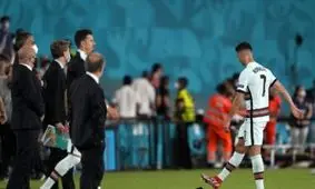 رونالدو باز هم هواداران پرتغال را خشمگین کرد/ عکس