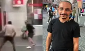 قدردانی از پناهجوی کُرد ایرانی به‌خاطر مقابله با یک ضارب در آلمان/ ویدئو