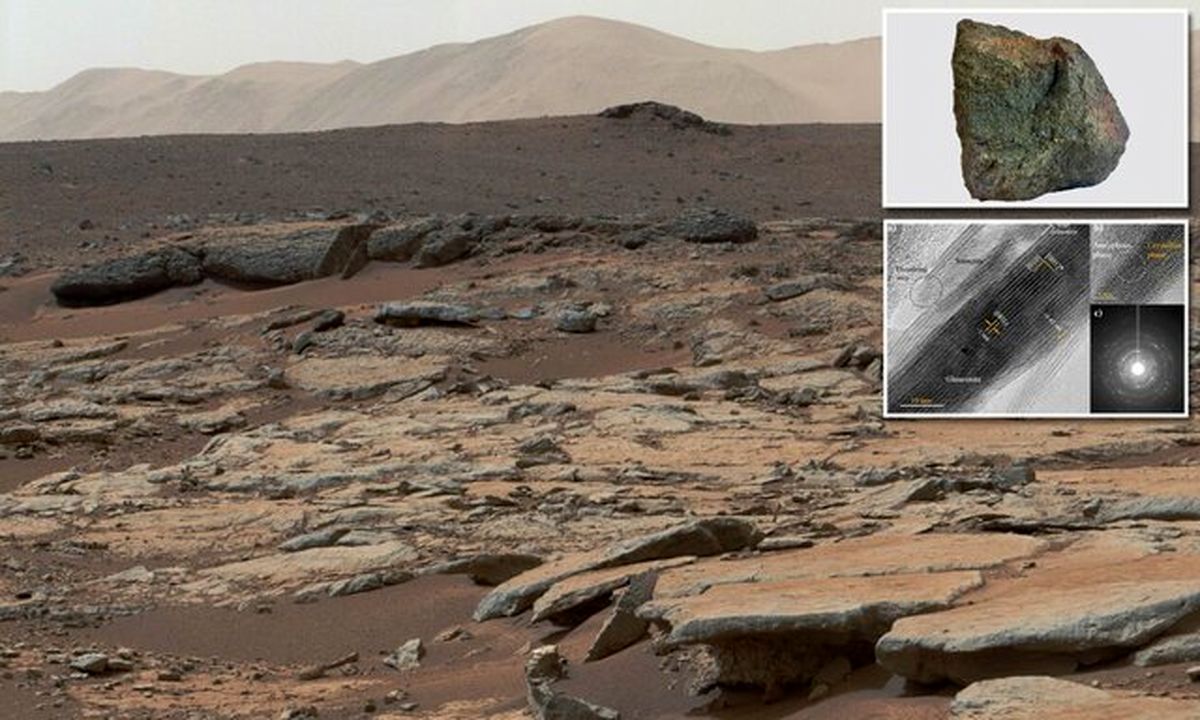 بررسی امکان حیات در یک دهانه در "مریخ"