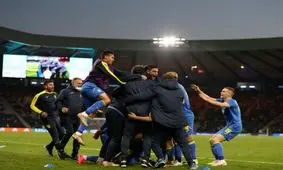 رستگاری در دقیقه ۱۲۰/ اوکراین در آخرین دقیقه سوئد را حذف کرد و حریف انگلیس شد