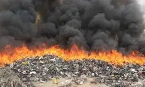 آتش زدن پسماند، بازداشت و جریمه مالی دارد