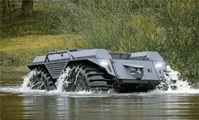 خودروی زرهی دوزیست جدید با توانایی حمل یک تن بار