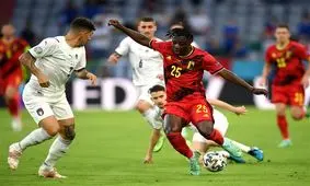 نگاه آماری به جدال بلژیک و ایتالیا/ برتری محسوس آتزوری