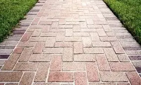 طرح جالبی از سنگفرش پیاده رو/ تصویر