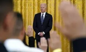 بایدن در مراسم اعطای شهروندی ۲۱ مهاجر از خاطرات حضورش در کاخ صدام گفت