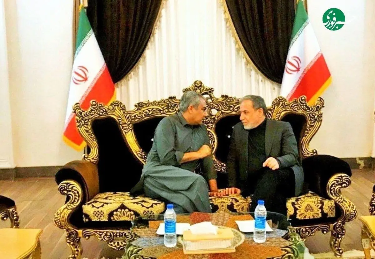 گفت و گوی عراقچی با وزیر کشور پاکستان در فرودگاه مشهد