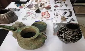 دستگیری یک قاچاقچی عتیقه‌ جات در البرز