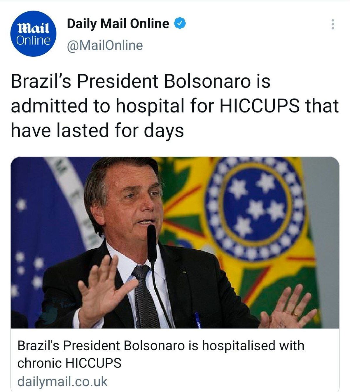 سکسکه‌ های تمام ناشدنی رئیس جمهور برزیل