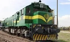قطار گمرک کاشمر متوقف در ایستگاه مرکز