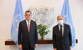 تاکید بر خروج مزدوران خارجی از لیبی در دیدار الدبیبه و گوترش