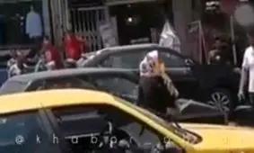 ماجرای هلیا تکرار شد/ قمه‌ کشی وحشتناک زن ابهری/ ویدئو