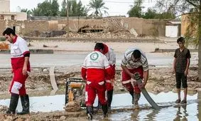 امدادرسانی هلال احمر کرمان در ۲۱ روستای سیل زده/ کشف یک جسد در بافت