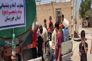 اقدام سپاه خوزستان برای حل مشکل آب شرب مردم روستاهای دشت آزادگان
