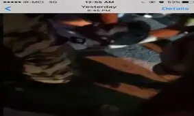 راننده متخلف مامور پليس را زير گرفت و تسليم شد