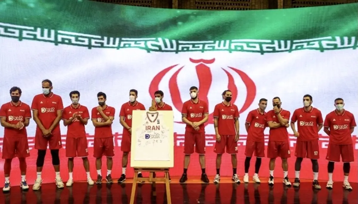 مراسم بدرقه تیم ملی بسکتبال ایران برای اعزام به المپیک توکیو برگزار شد