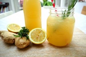 طرز تهیه شربت «لیمو زنجبیل»