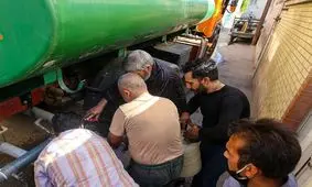 اعزام دو دستگاه تریلر آبرسان از کرج به سوسنگرد