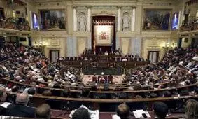 موش بزرگ در مجلس اسپانیا/ ویدئو