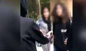 انجام مصاحبه با دختران نوجوان حاضر در کلیپ قدرت‌ نمایی با سلاح سرد