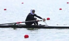 دختر قایقران ایران به مرحله یک چهارم نهایی صعود کرد