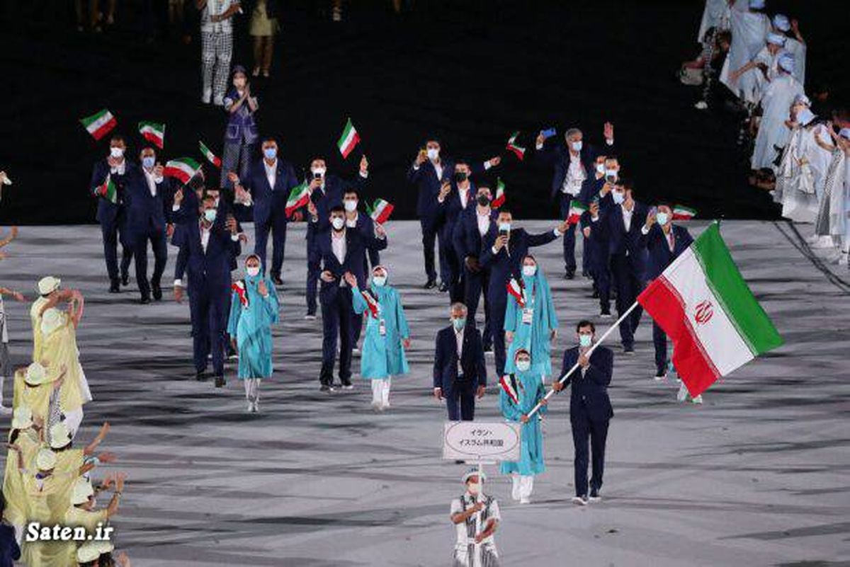 عکس دختران ایرانی در بین ۱۰ تصویر کمیته برگزاری بازی‌ های المپیک از رژه افتتاحیه/ عکس