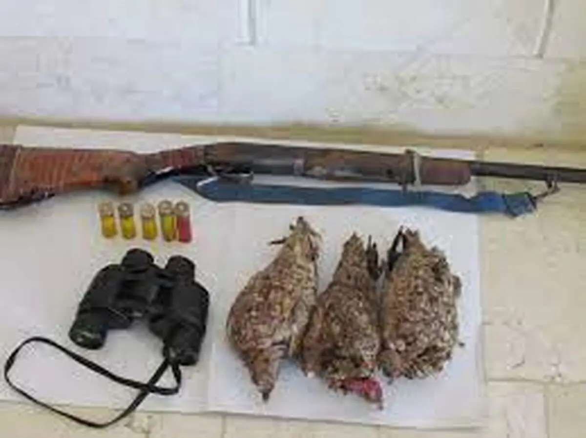 دستگیری شکارچیان متخلف در جاجرم