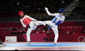 پیروزی میرهاشم در مبارزه نخست/ دیدار با تکواندوکار ازبکستانی