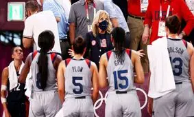 شوخی بایدن درباره حضور همسرش در المپیک توکیو/ عکس