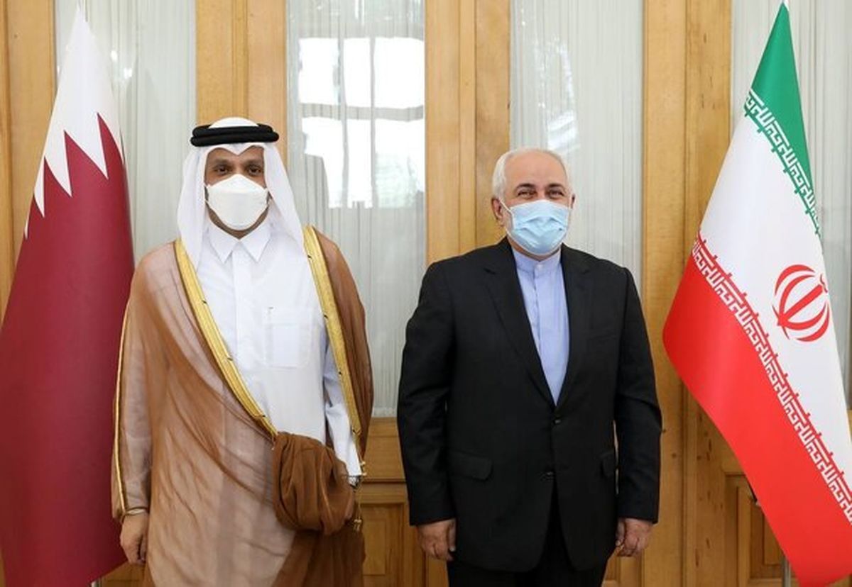 وزیر امور خارجه قطر به تهران سفر کرد