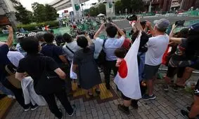 تماشاگران پنهانی در المپیک توکیو!/ عکس